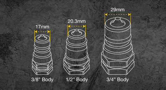 About earth drills - Poppet machine couplers.