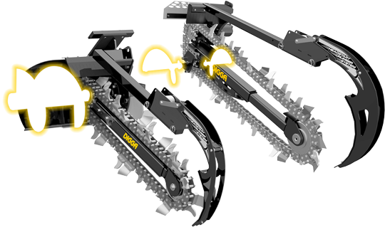 About earth drills - Poppet machine couplers.