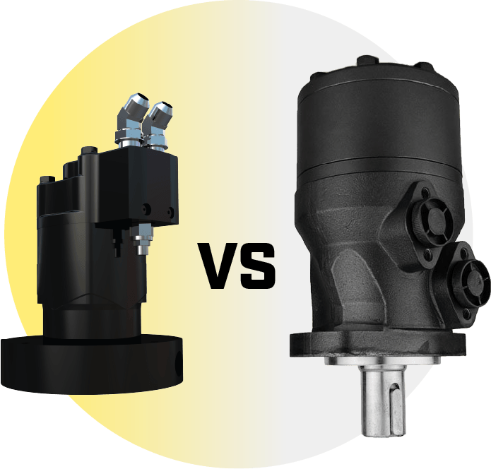 Compact design Digga motor.